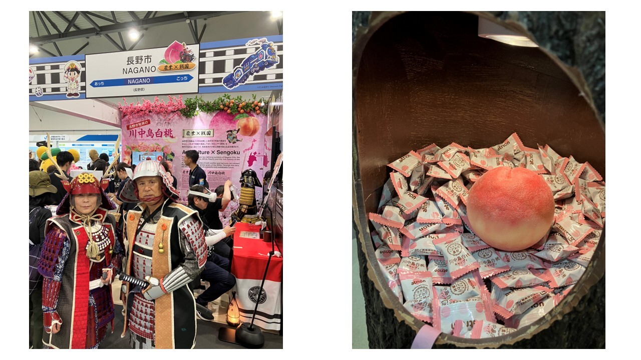 大阪・関西万博で『川中島白桃キャンディ』が配られました