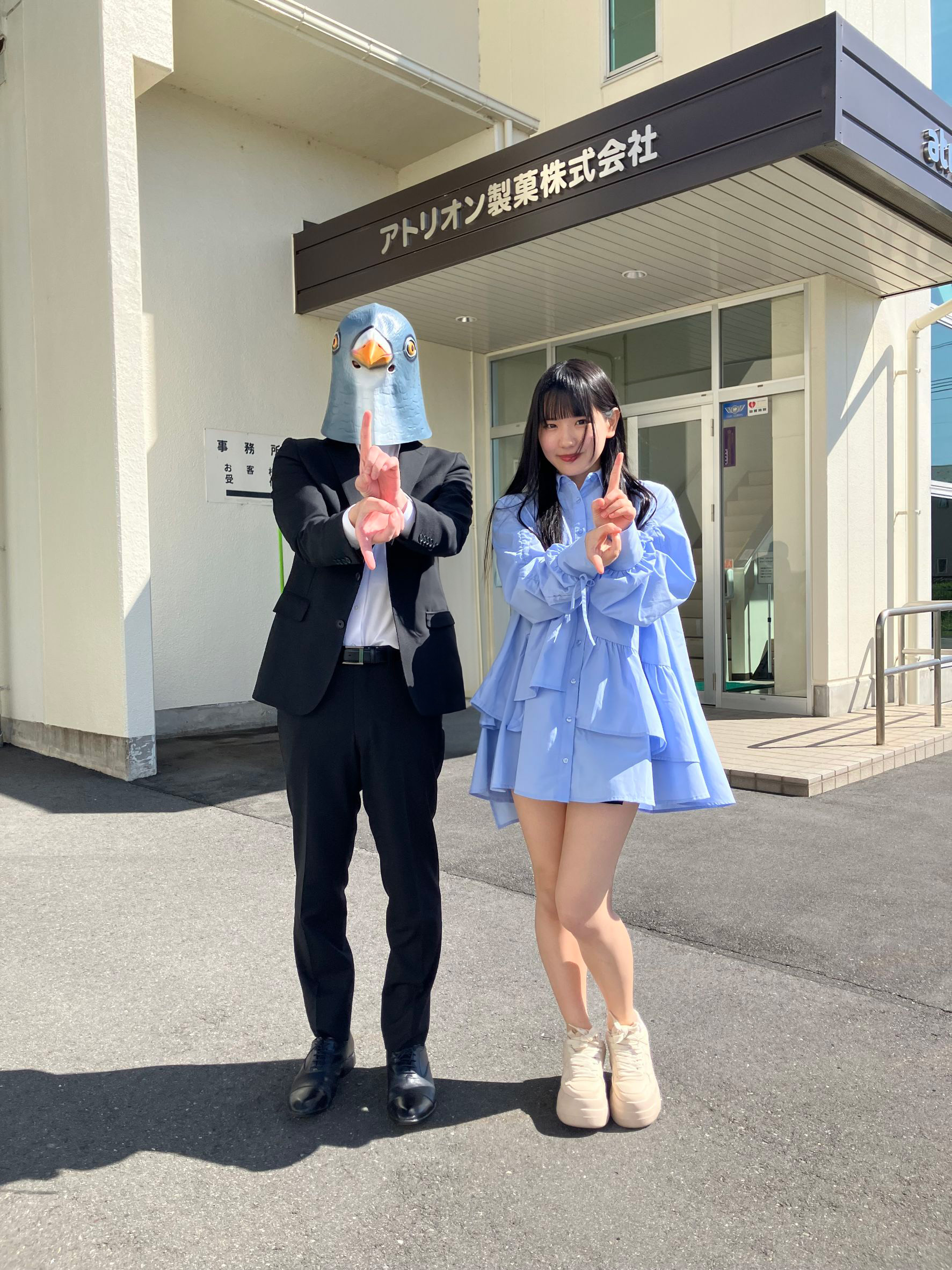 SKE48の伊藤虹々美さんが来社されました